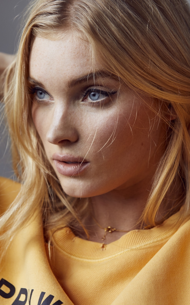 Baixar papel de parede para celular de Loiro, Olhos Azuis, Modelo, Mulheres, Enfrentar, Cabelo Loiro, Elsa Hosk gratuito.