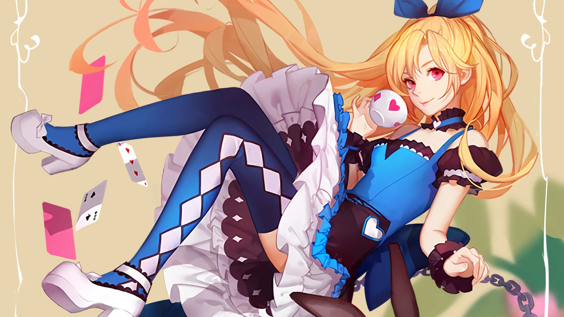 Laden Sie das Alice Im Wunderland, Animes-Bild kostenlos auf Ihren PC-Desktop herunter
