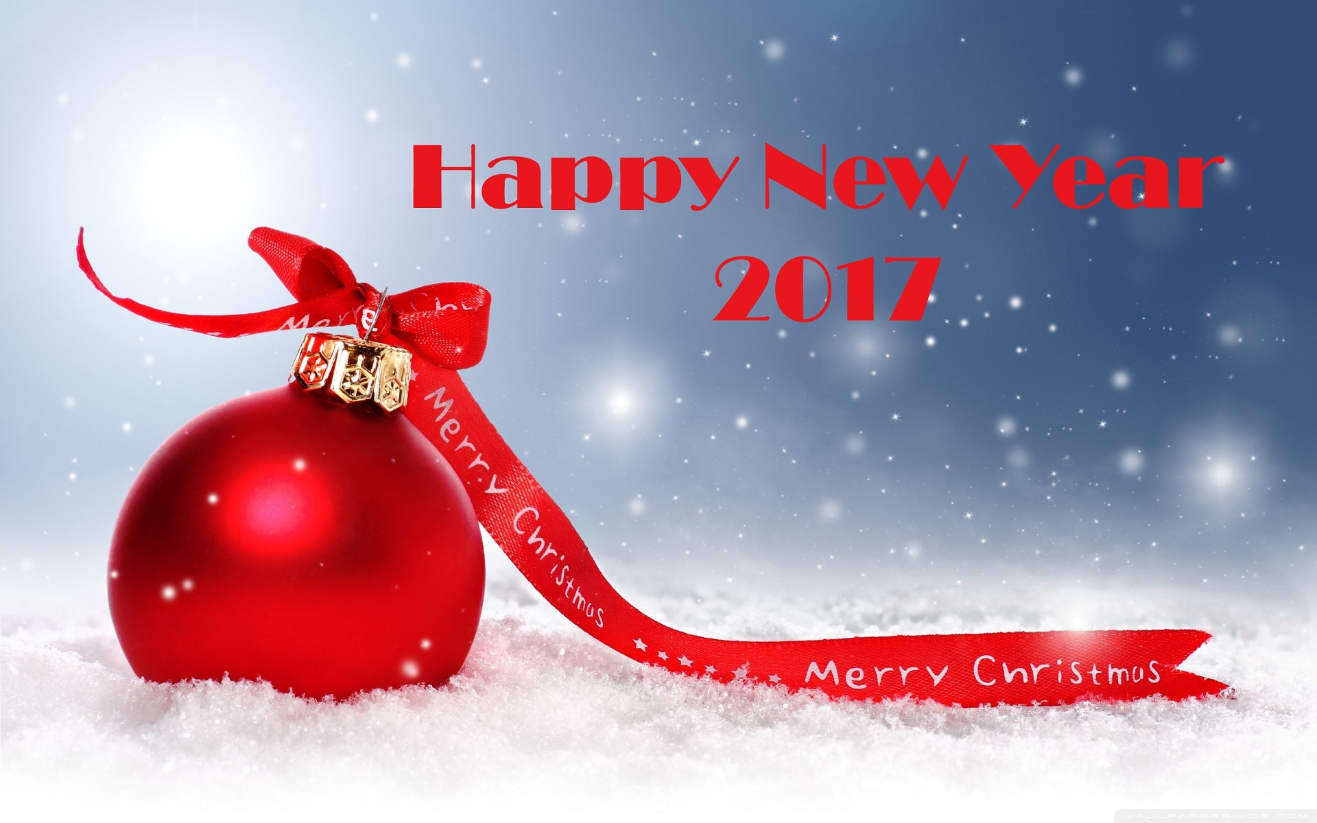 Free download wallpaper Holiday, Christmas Ornaments, Merry Christmas, New Year 2017 on your PC desktop