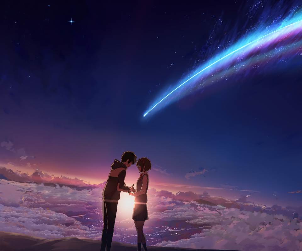 Free download wallpaper Anime, Your Name, Kimi No Na Wa, Mitsuha Miyamizu, Taki Tachibana on your PC desktop