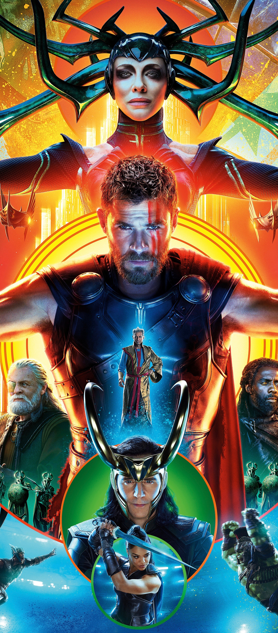 Descarga gratuita de fondo de pantalla para móvil de Películas, Thor, Cate Blanchett, Loki (Marvel Cómics), Chris Hemsworth, Tom Hiddleston, Thor: Ragnarok, Hela (Marvel Comics).