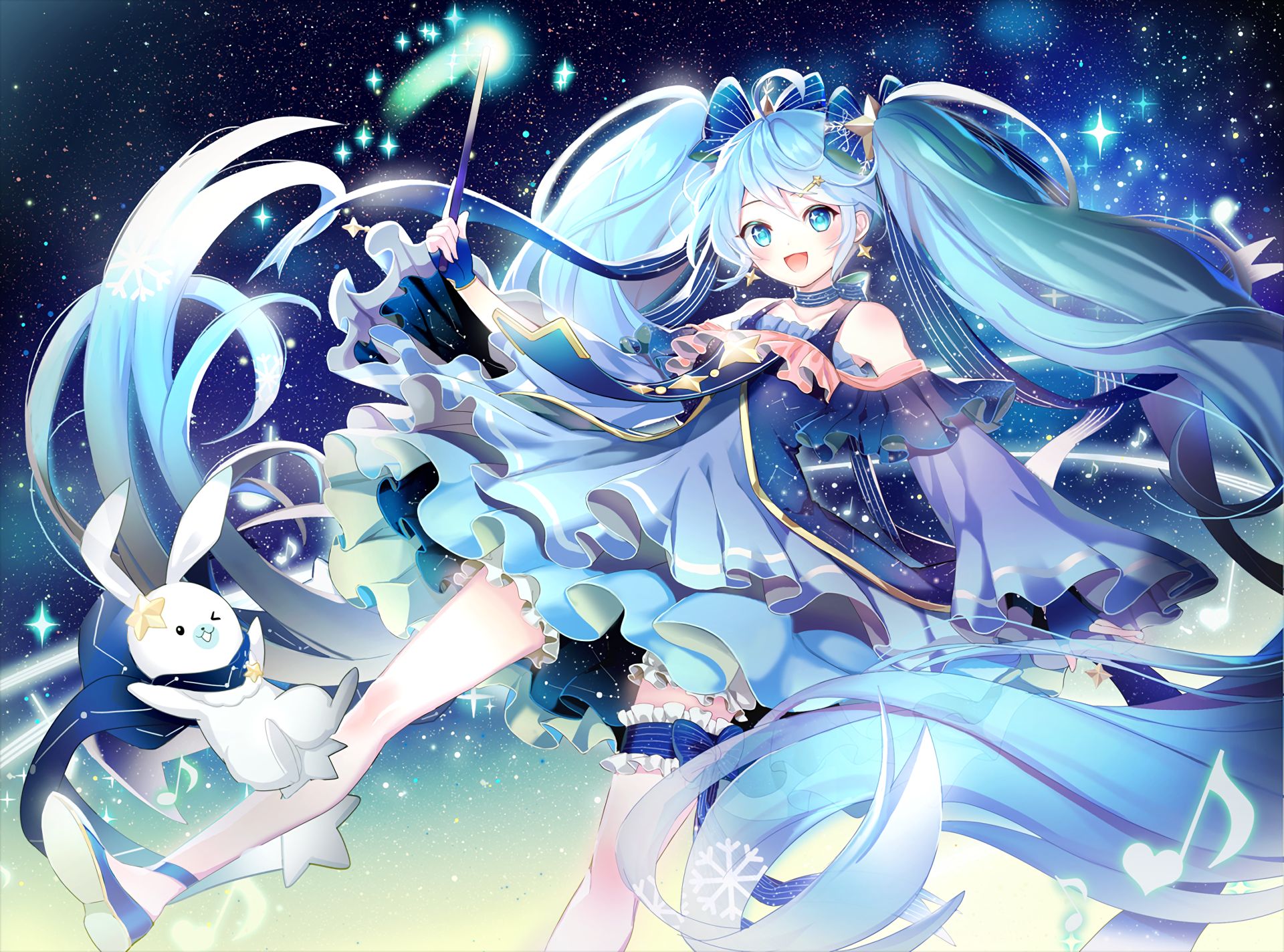 PCデスクトップにボーカロイド, 初音ミク, アニメ画像を無料でダウンロード