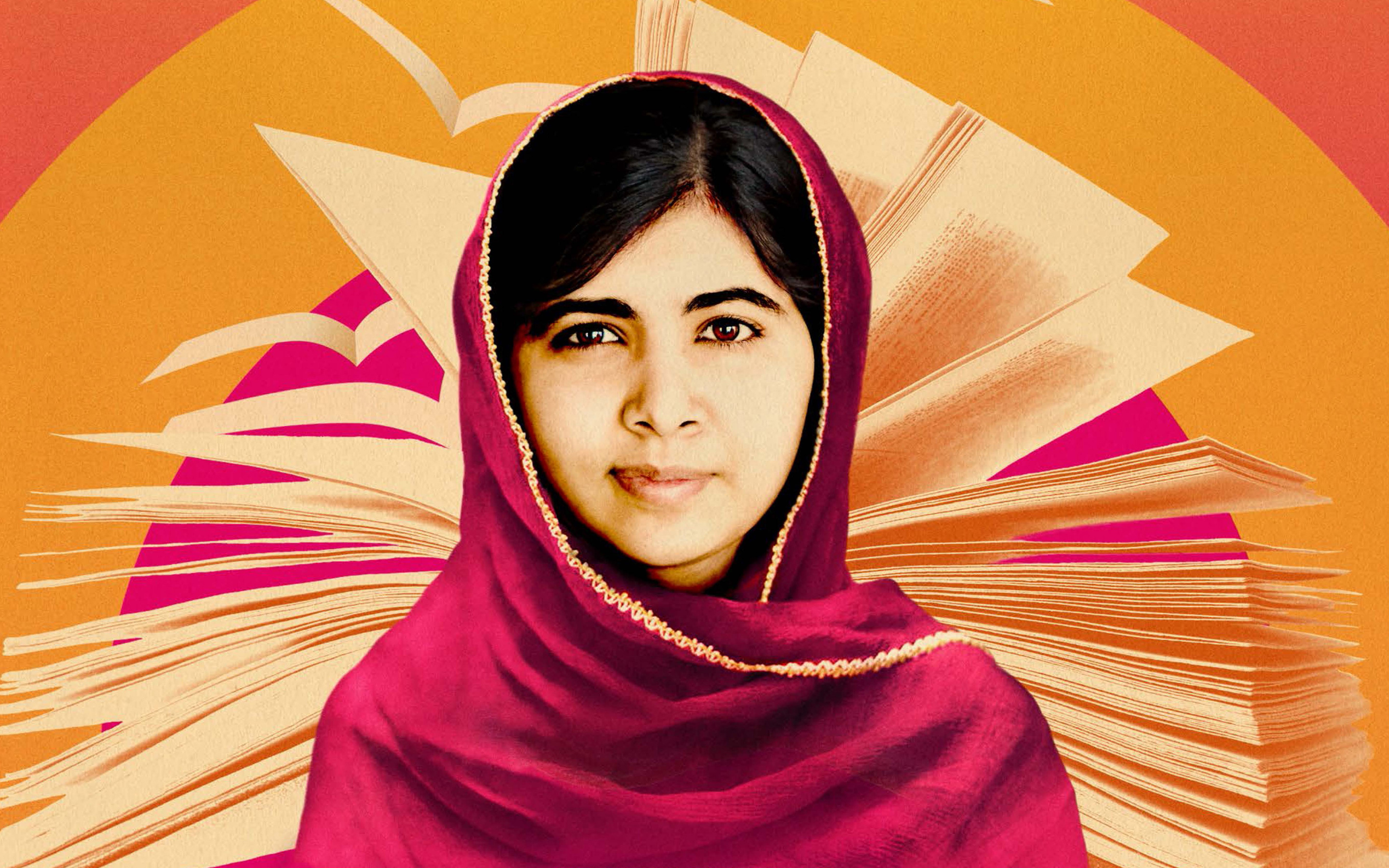 4K Malala Yousafzai desktop Wallpaper