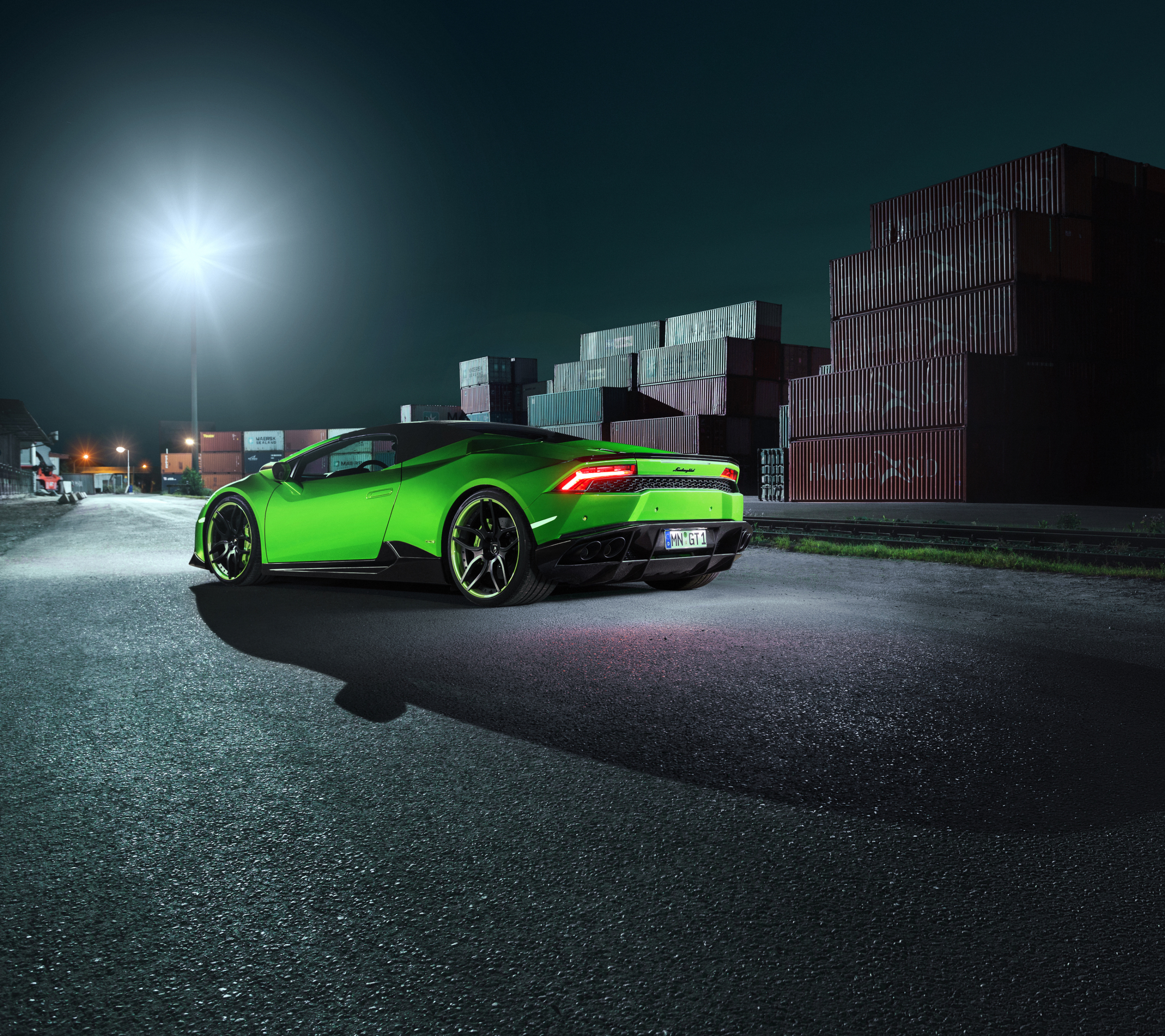 Free download wallpaper Lamborghini, Car, Supercar, Lamborghini Huracan, Vehicle, Vehicles, Green Car, Lamborghini Huracán on your PC desktop