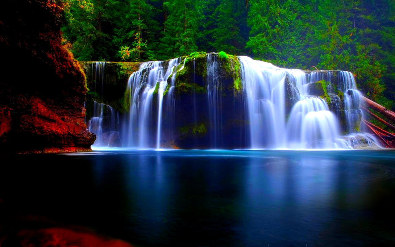 Download mobile wallpaper Waterfall, Earth for free.