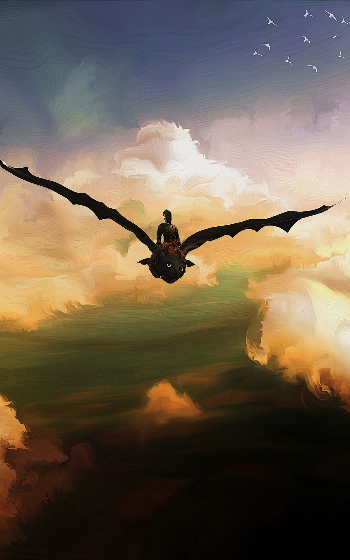 Téléchargez des papiers peints mobile Dragons, Film, Krokmou (Comment Dresser Votre Dragon), Dragons 3 : Le Monde Caché gratuitement.