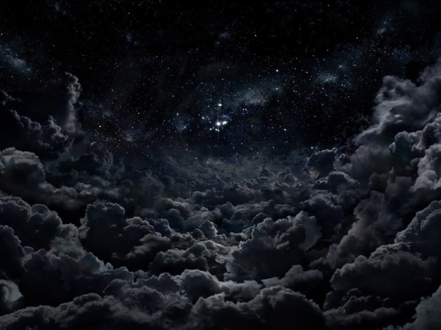 Free download wallpaper Sky, Stars, Night, Earth, Cloud on your PC desktop