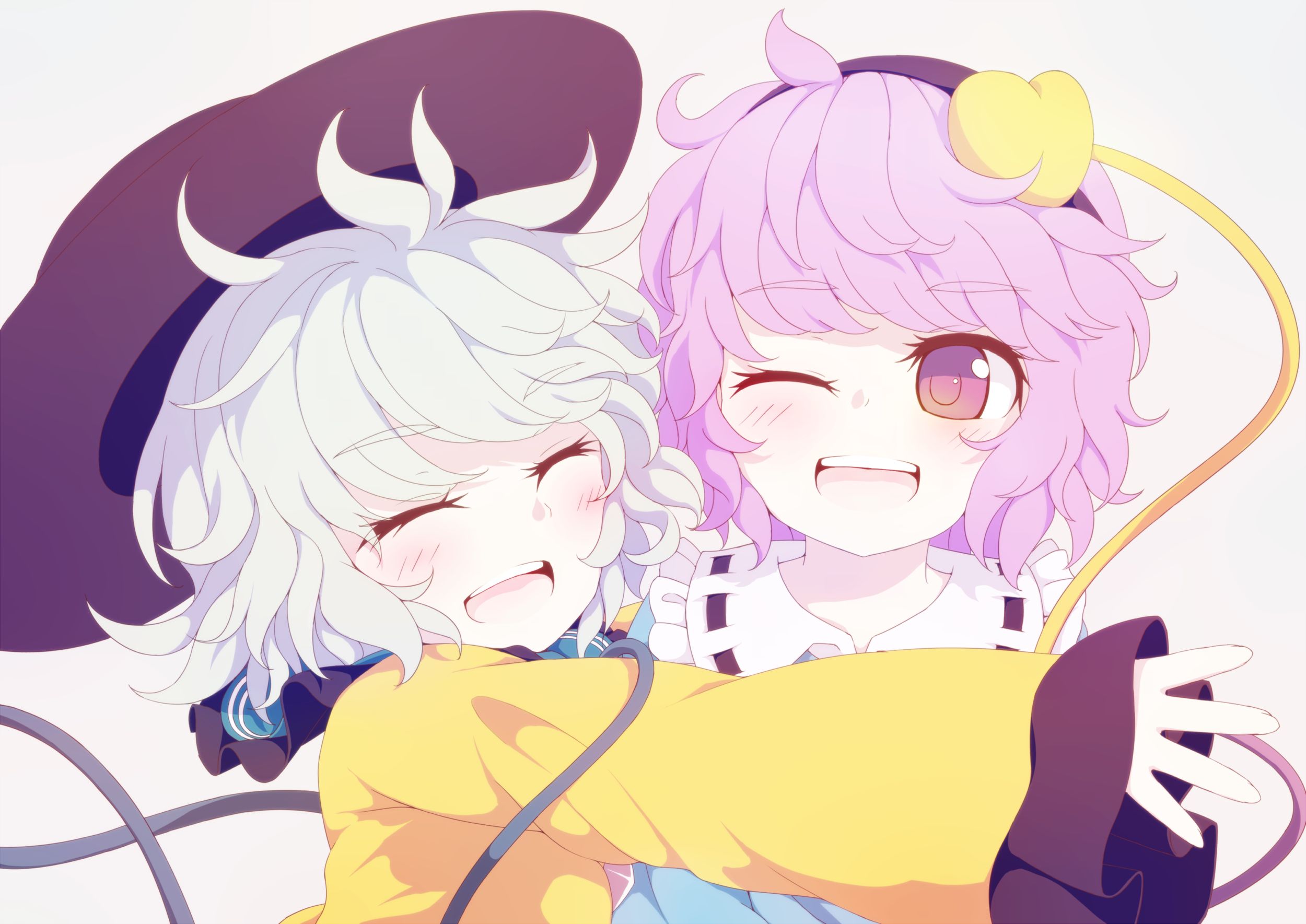 Descarga gratuita de fondo de pantalla para móvil de Animado, Touhou, Koishi Komeiji, Satori Komeiji.