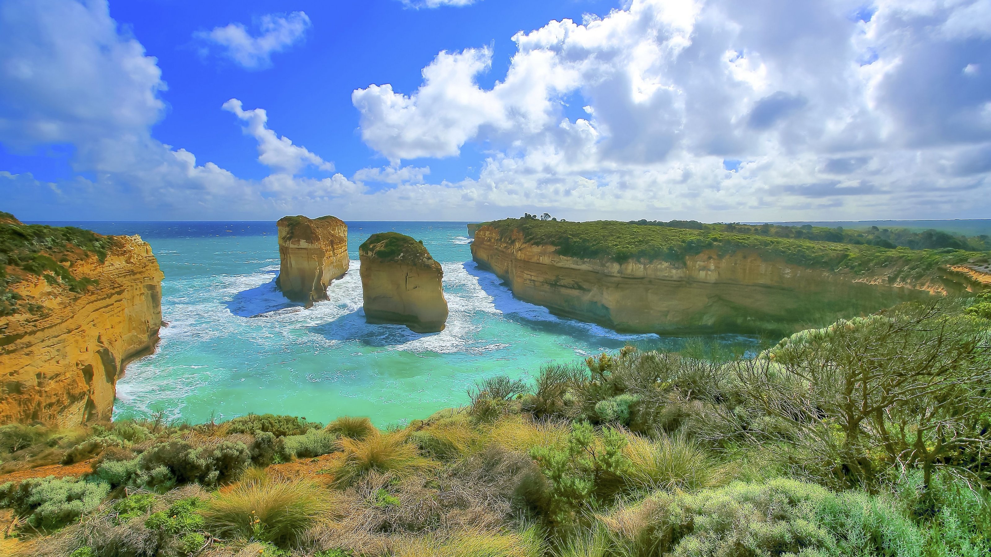 Free download wallpaper Ocean, Earth, Cliff, Coastline, Australia on your PC desktop