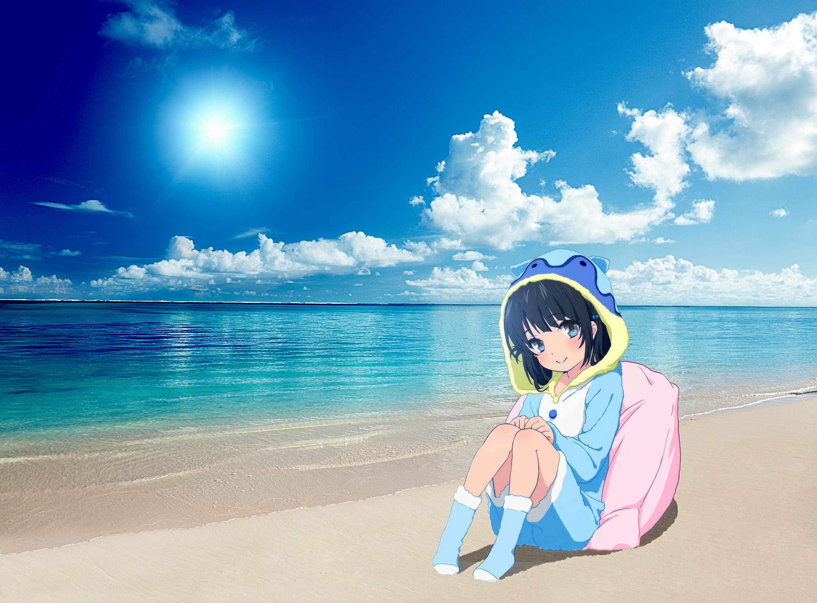 971554 Bild herunterladen animes, nagi no asukara, strand, miuna shiodome - Hintergrundbilder und Bildschirmschoner kostenlos