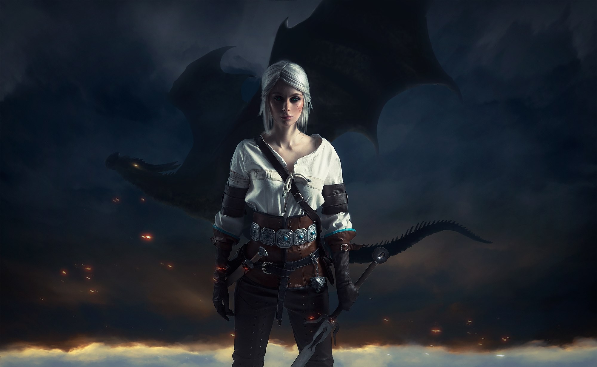 Download mobile wallpaper Women, Cosplay, The Witcher 3: Wild Hunt, Ciri (The Witcher) for free.