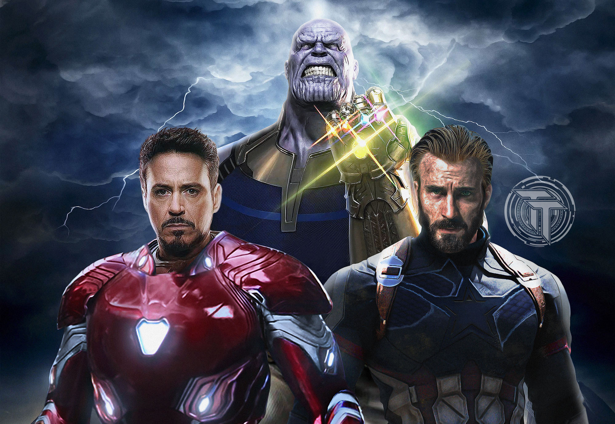 Free download wallpaper Iron Man, Captain America, Movie, The Avengers, Thanos, Avengers: Infinity War on your PC desktop