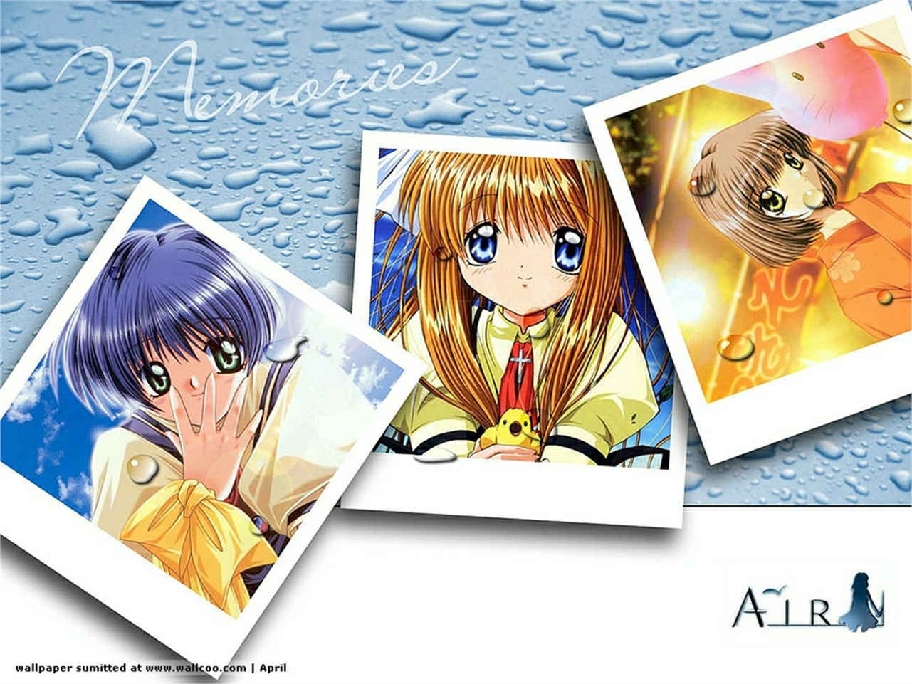 Download mobile wallpaper Anime, Air, Misuzu Kamio, Kano Kirishima for free.