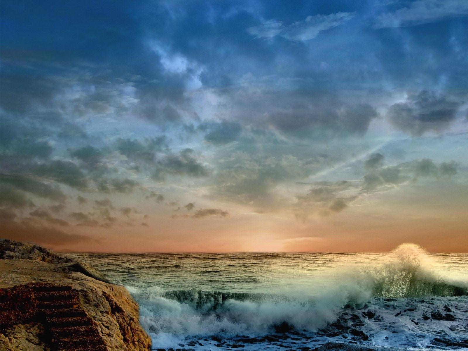 Free download wallpaper Landscape, Sky, Sea, Water on your PC desktop