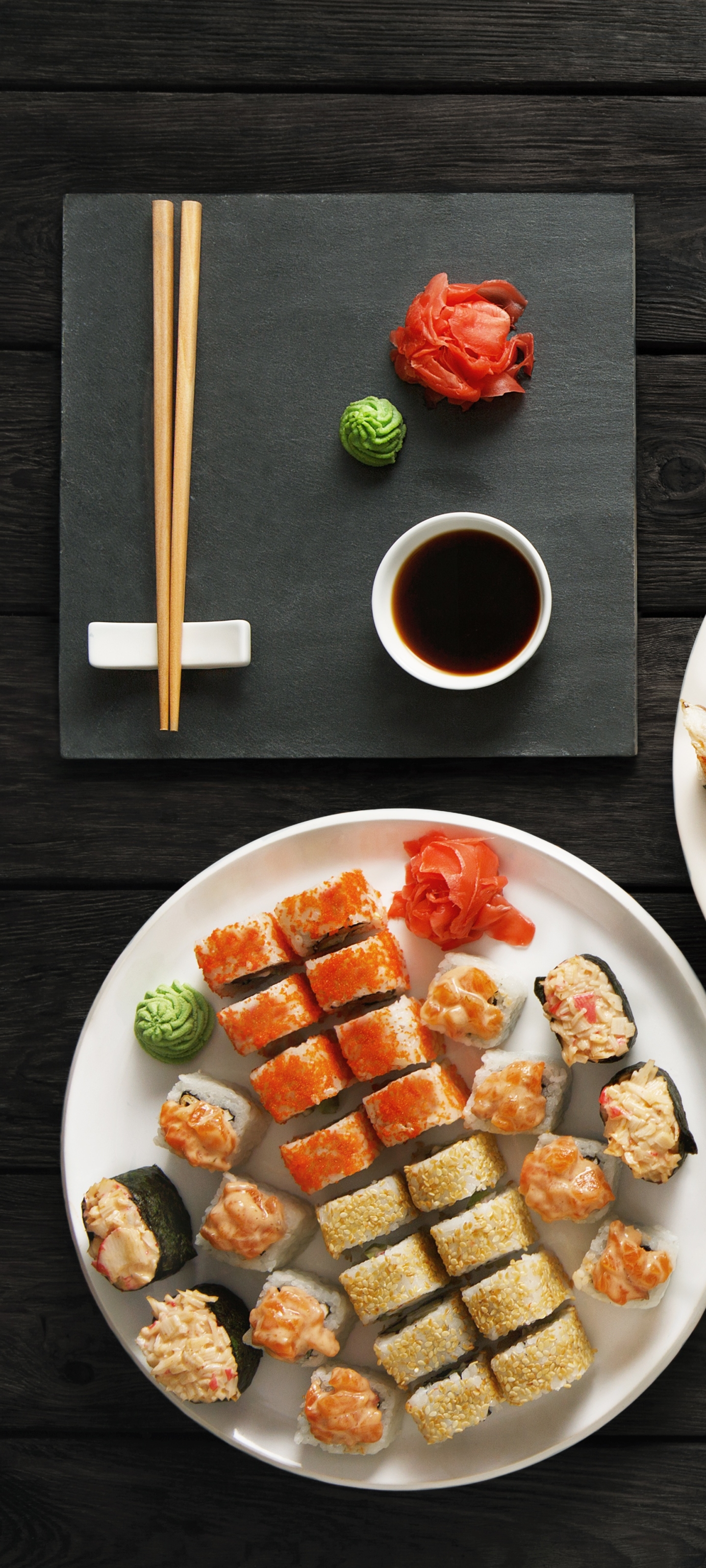 Descarga gratuita de fondo de pantalla para móvil de Sushi, Naturaleza Muerta, Mariscos, Marisco, Alimento, Bodegón.