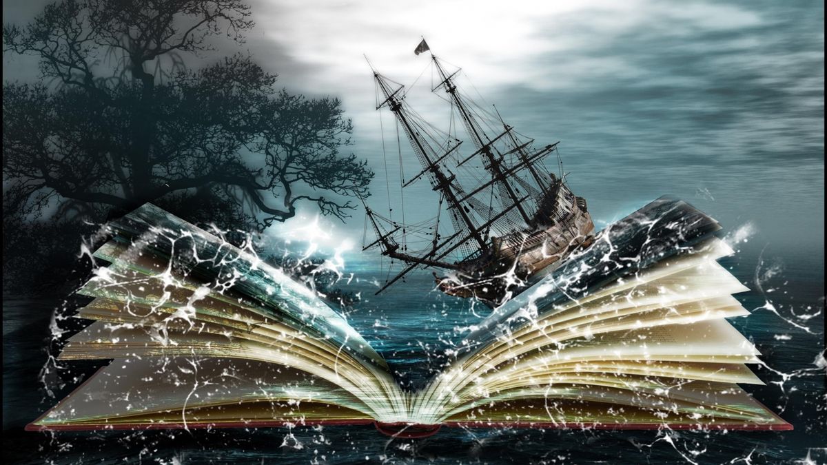 fantasy, ships, sea, art photo Ultra HD, Free 4K, 32K 