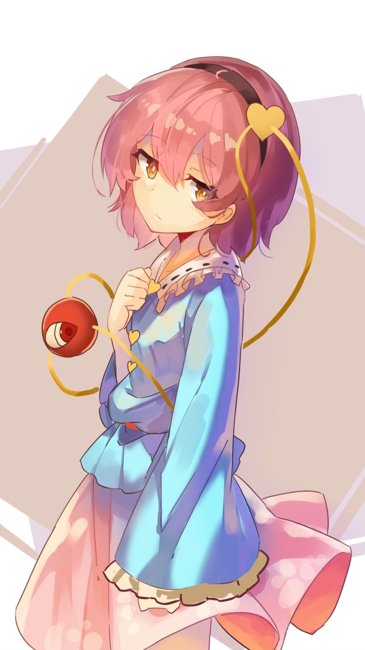 Descarga gratuita de fondo de pantalla para móvil de Animado, Touhou, Satori Komeiji.