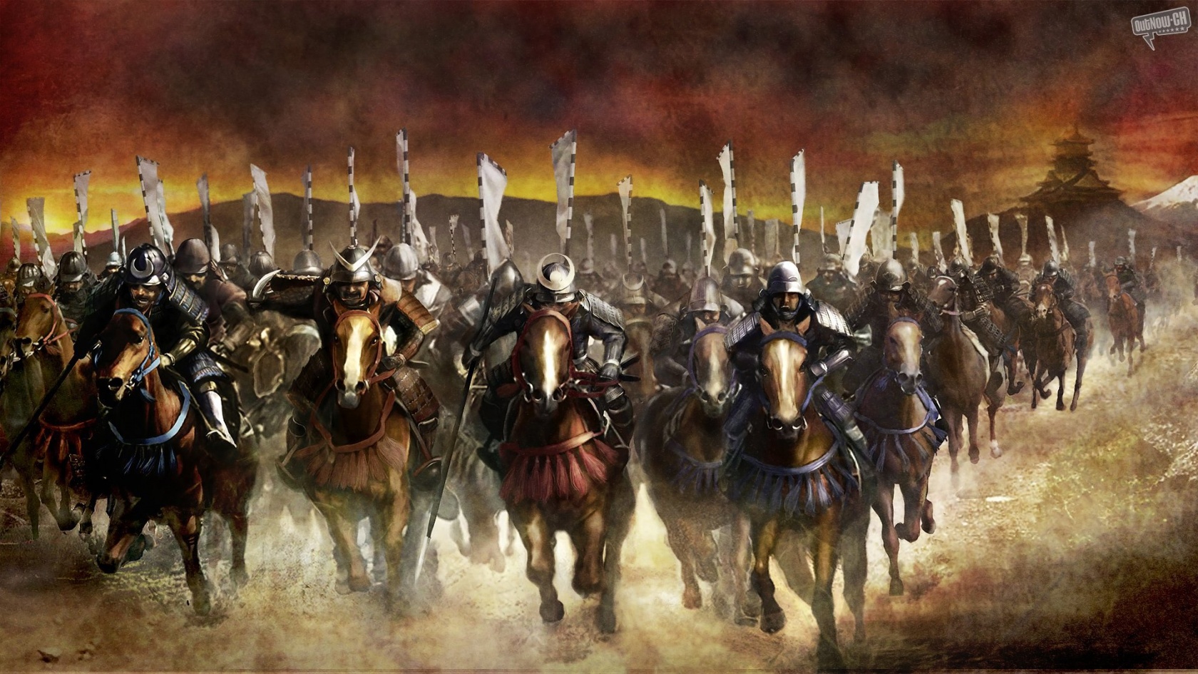 Download mobile wallpaper Warrior, Horse, Video Game, Total War: Shogun 2, Total War for free.