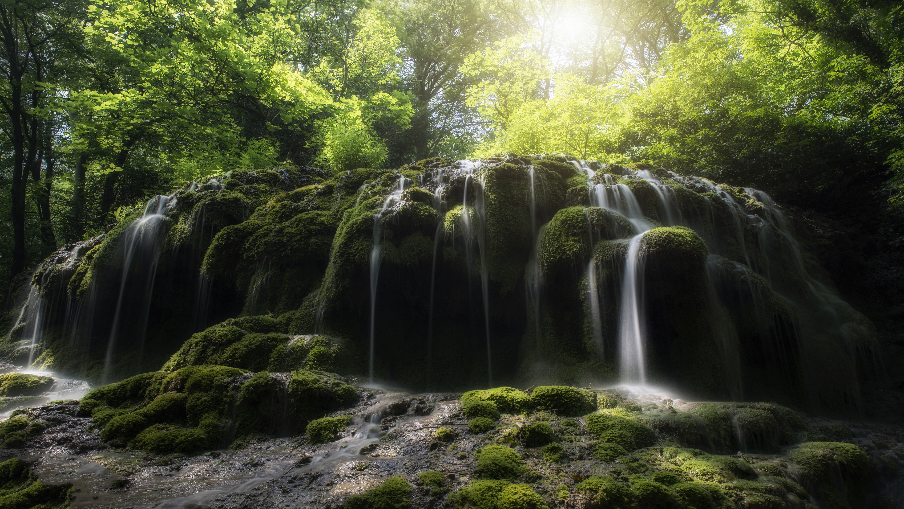 Laden Sie das Natur, Wasserfälle, Wasserfall, Moos, Erde/natur-Bild kostenlos auf Ihren PC-Desktop herunter
