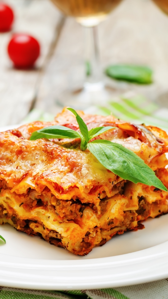 Download mobile wallpaper Food, Still Life, Lasagna for free.