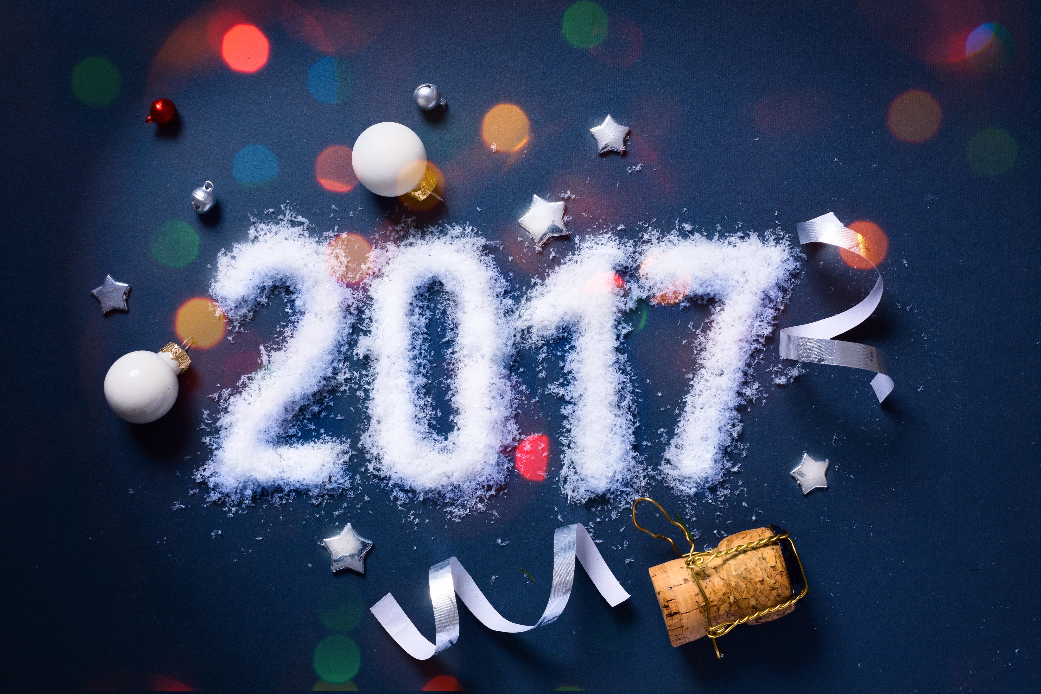 Handy-Wallpaper Feiertage, Neujahr, Neujahr 2017 kostenlos herunterladen.