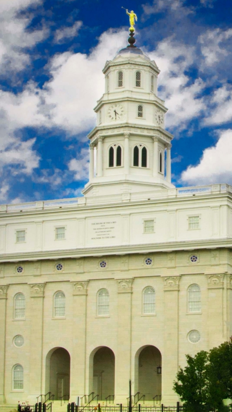Download mobile wallpaper Temples, Religious, Nauvoo Temple for free.