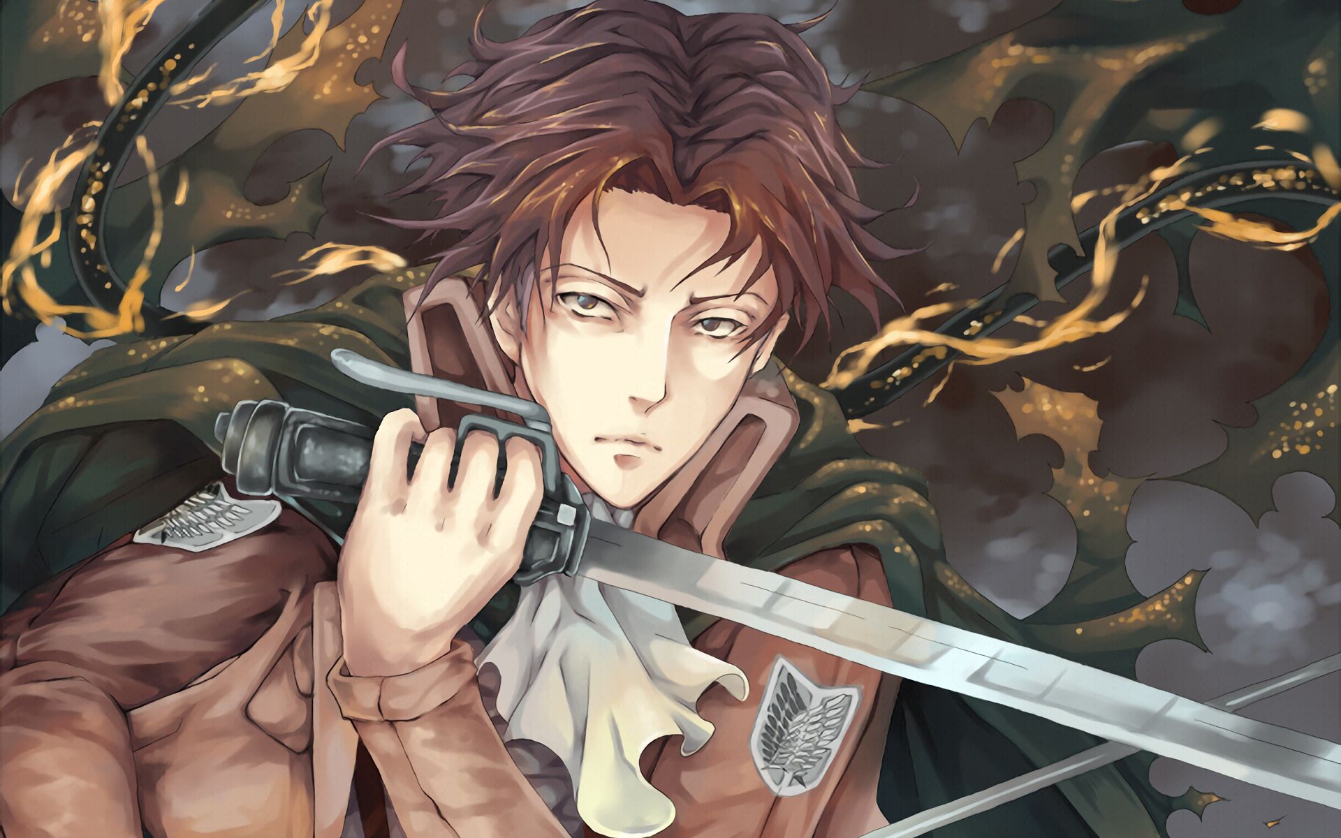 Handy-Wallpaper Animes, Shingeki Kein Kyojin, Attack On Titan, Levi Ackermann kostenlos herunterladen.