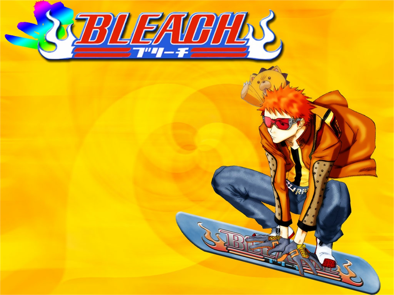 Laden Sie das Bleach, Animes, Ichigo Kurosaki, Kon (Bleichmittel)-Bild kostenlos auf Ihren PC-Desktop herunter