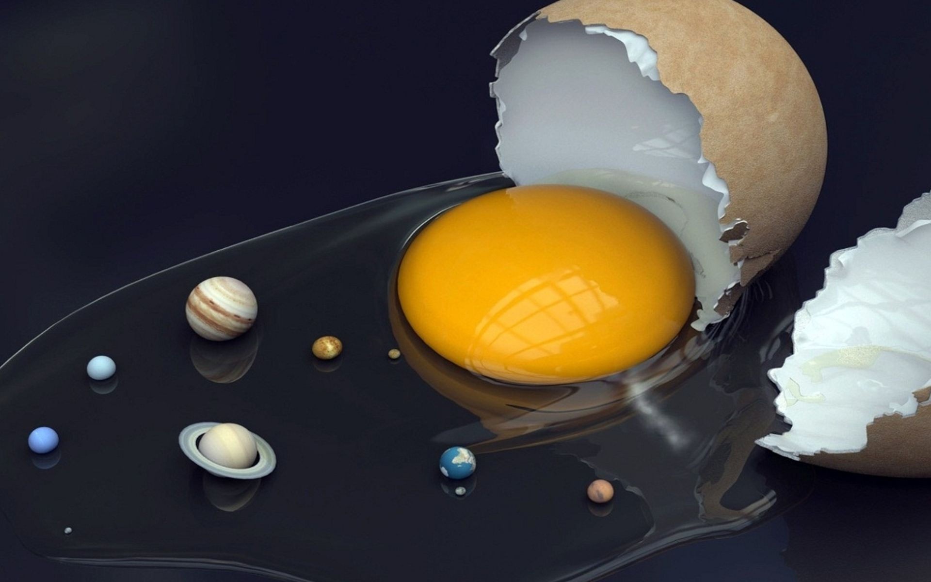 636826 завантажити шпалери наукова фантастика, сонячна система, великдень, яйце - заставки і картинки безкоштовно