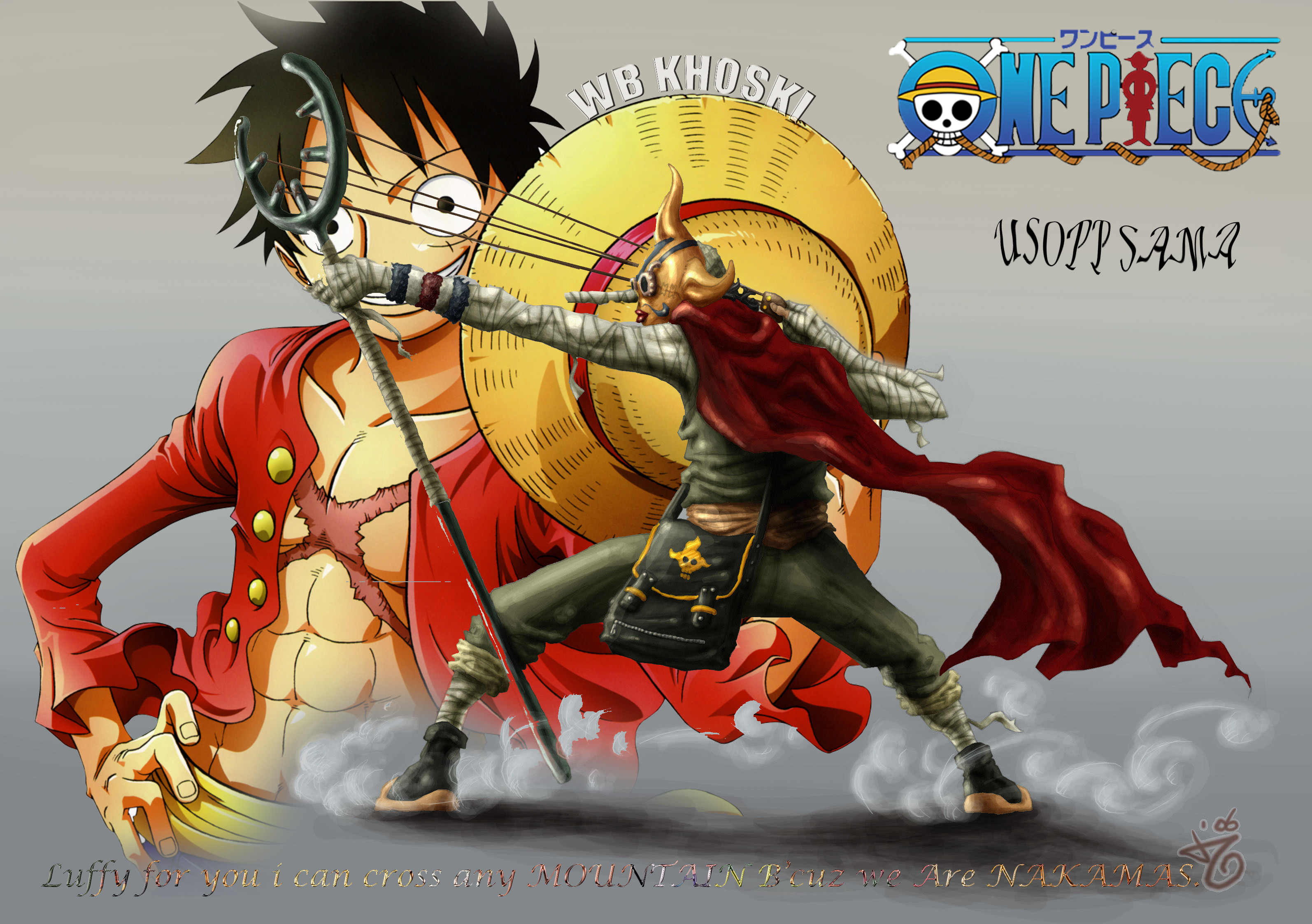 Baixe gratuitamente a imagem Anime, One Piece, Usopp (One Piece), Monkey D Luffy na área de trabalho do seu PC