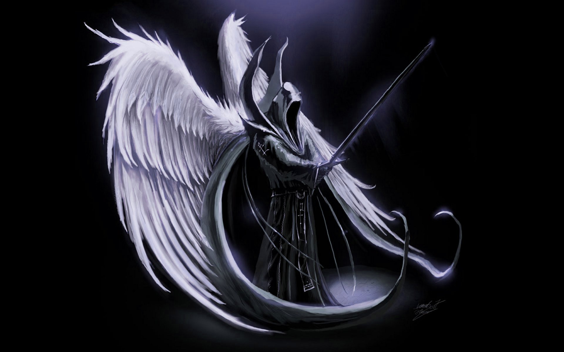 Laden Sie das Engel, Düster, Tyrael (Diablo Iii)-Bild kostenlos auf Ihren PC-Desktop herunter