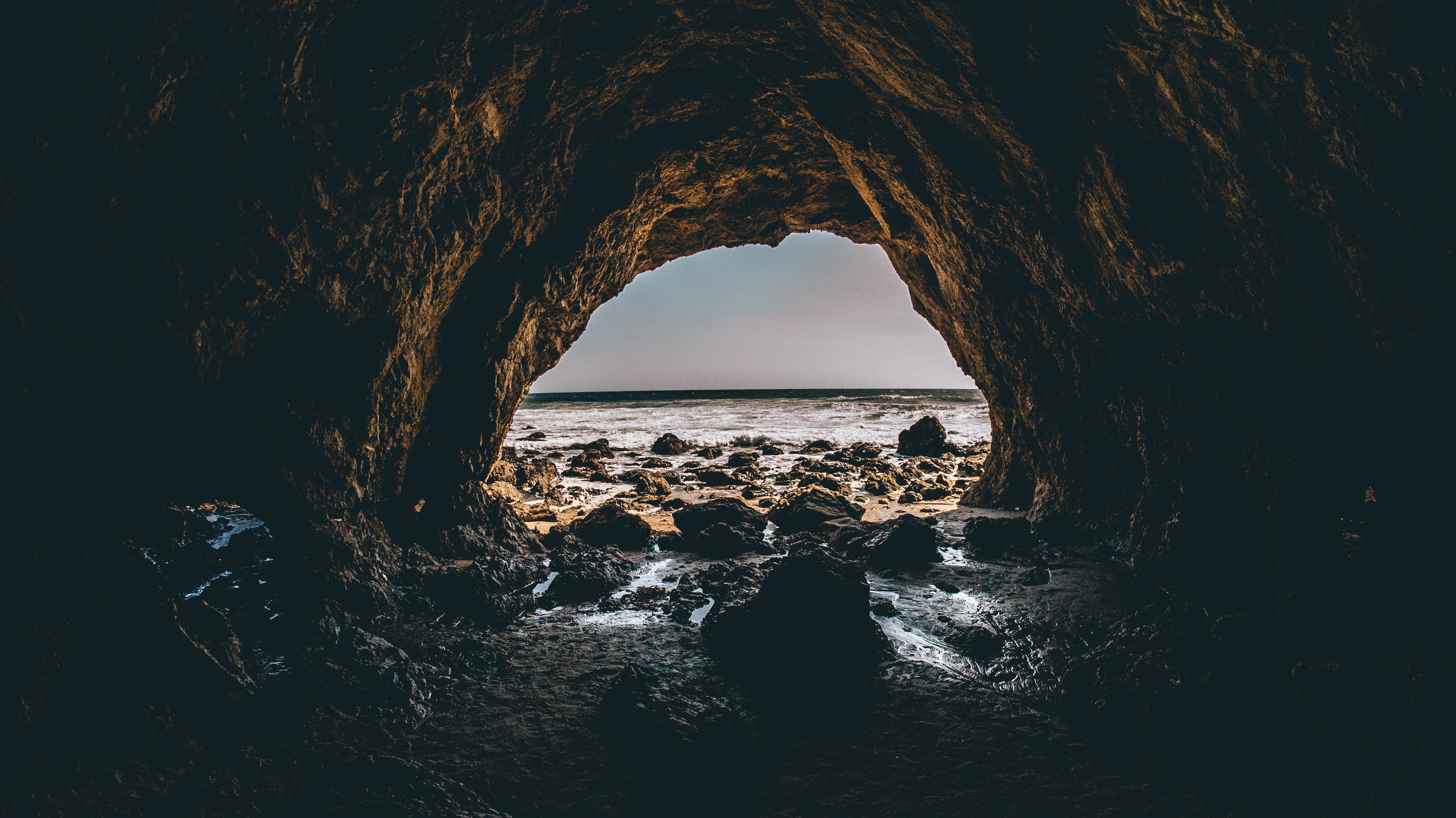 Laden Sie das Natur, Stones, Höhle, Sea-Bild kostenlos auf Ihren PC-Desktop herunter