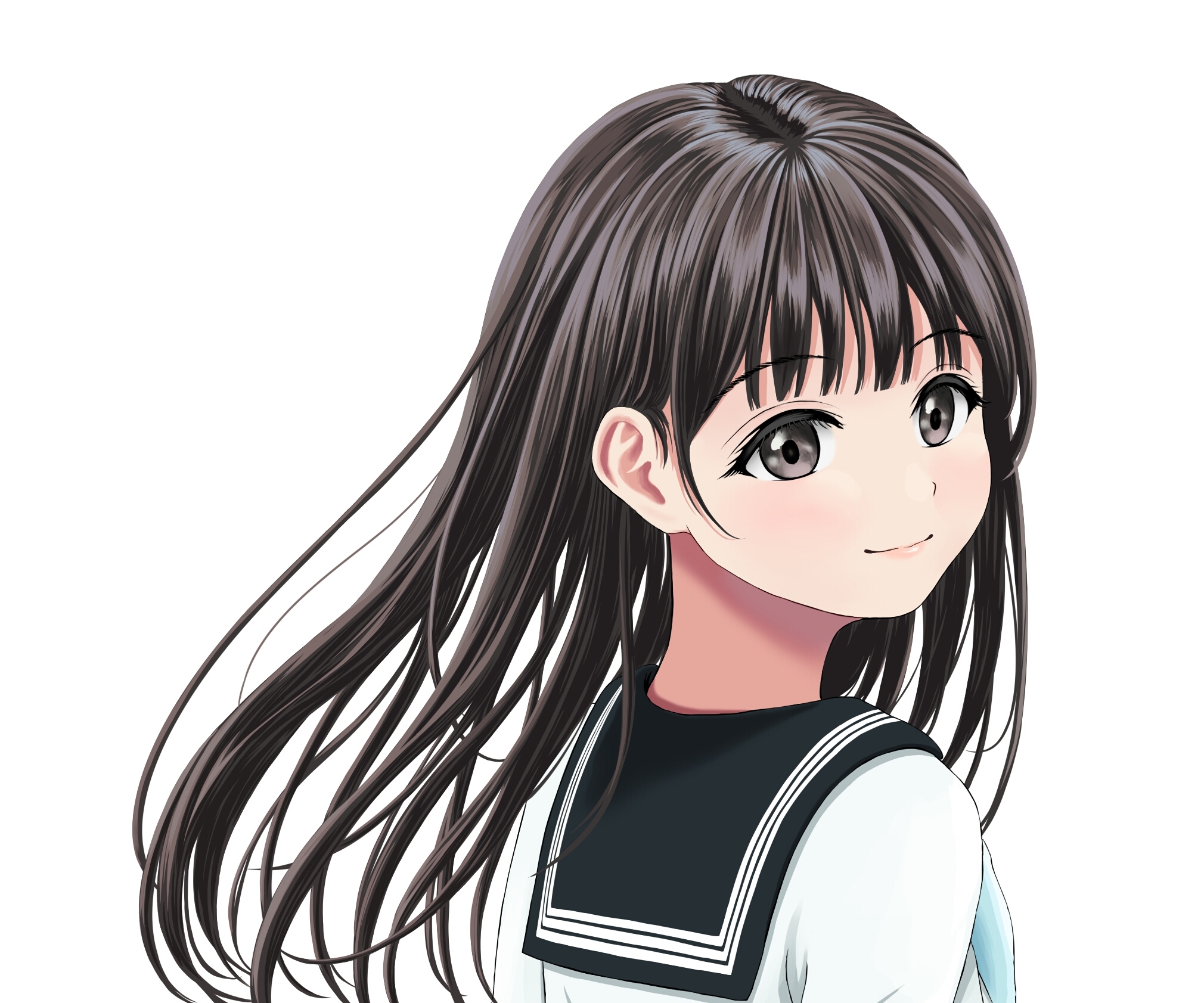 Download mobile wallpaper Anime, Komichi Akebi, Akebi's Sailor Uniform for free.