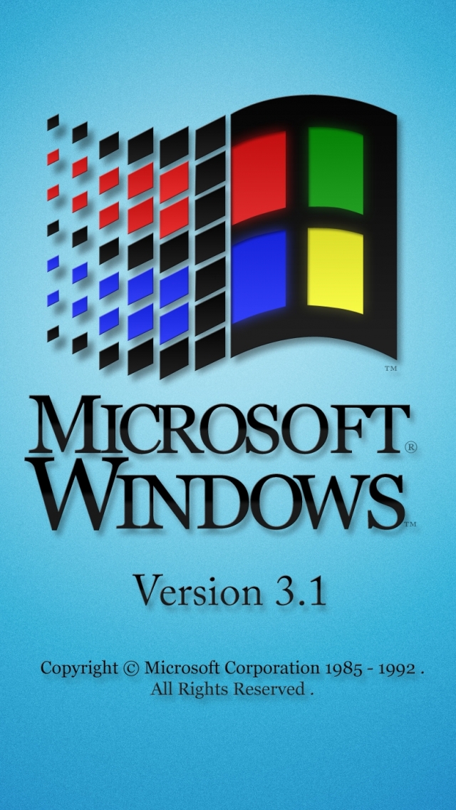 Download mobile wallpaper Windows, Technology, Windows 3 1 for free.