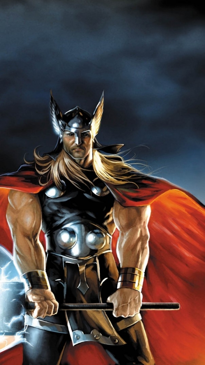 Descarga gratuita de fondo de pantalla para móvil de Los Vengadores, Historietas, Thor.