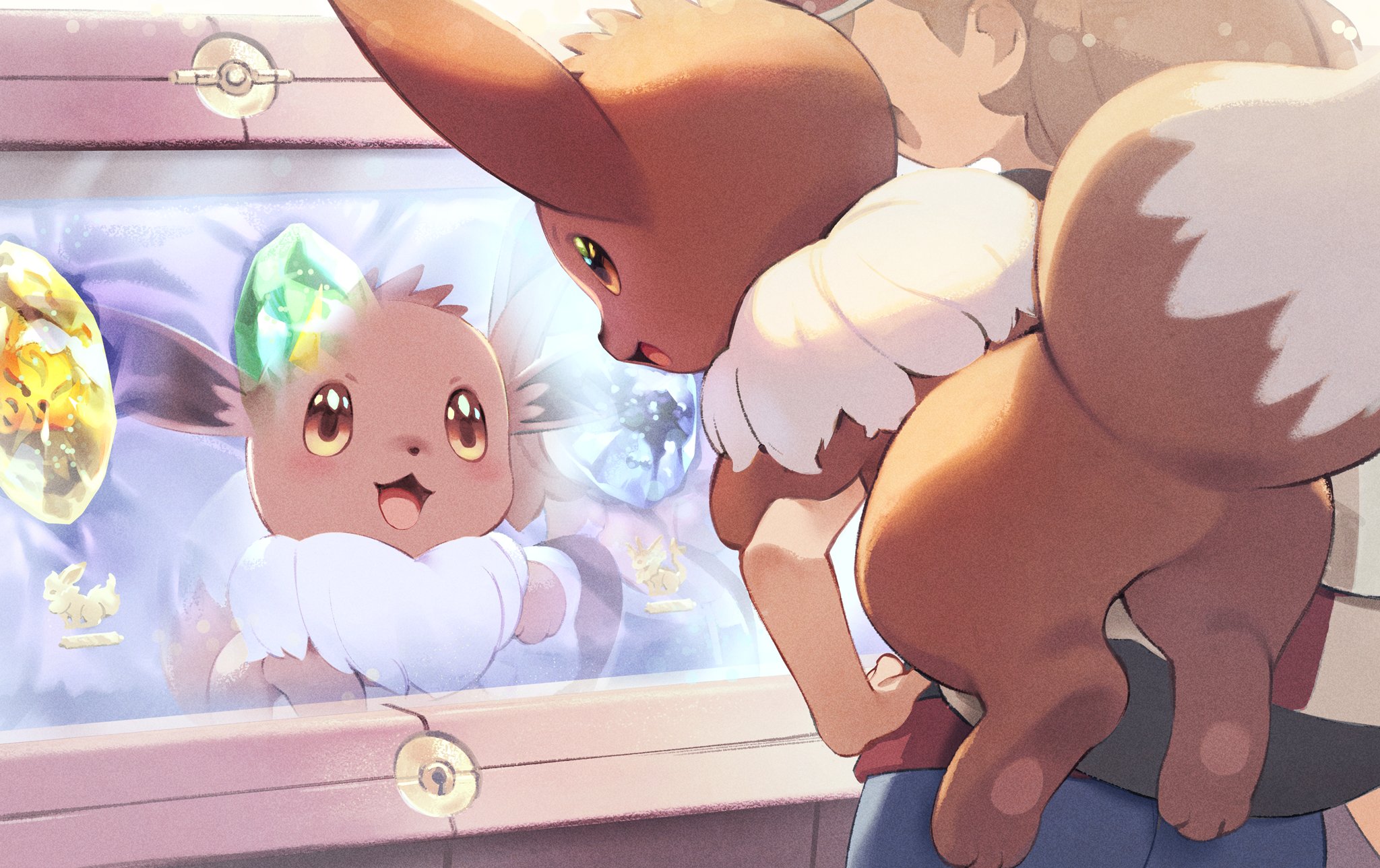 Download mobile wallpaper Pokémon, Cute, Video Game, Eevee (Pokémon), Elaine (Pokémon), Pokémon: Let's Go Pikachu And Let's Go Eevee for free.