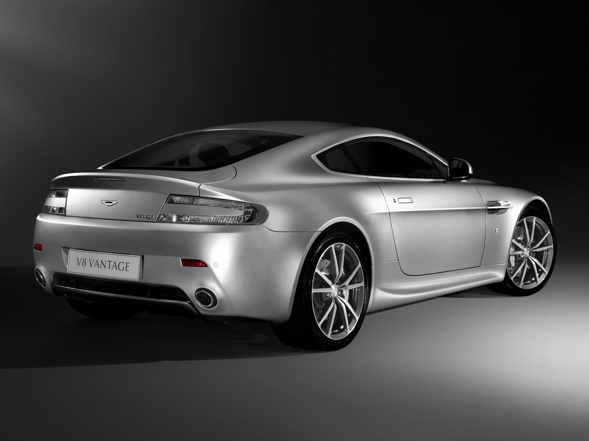 cars, auto, aston martin, side view, style, 2008, silver, v8, vantage Smartphone Background