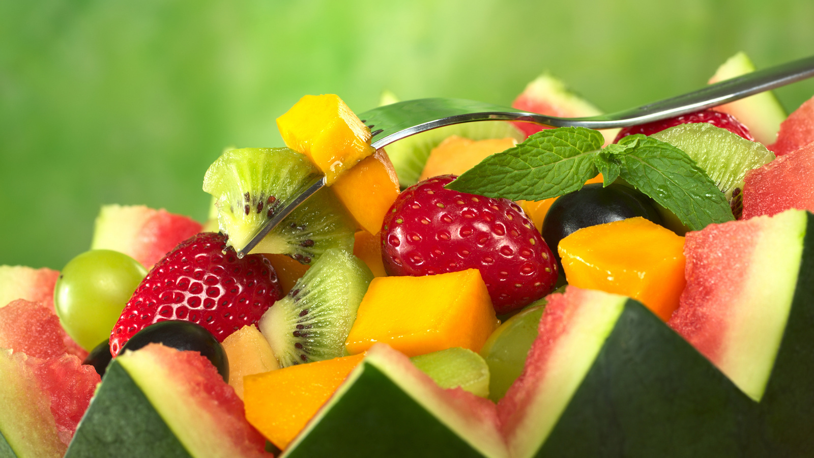 dessert, grapes, fruits, food, strawberry, kiwi, watermelons wallpapers for tablet