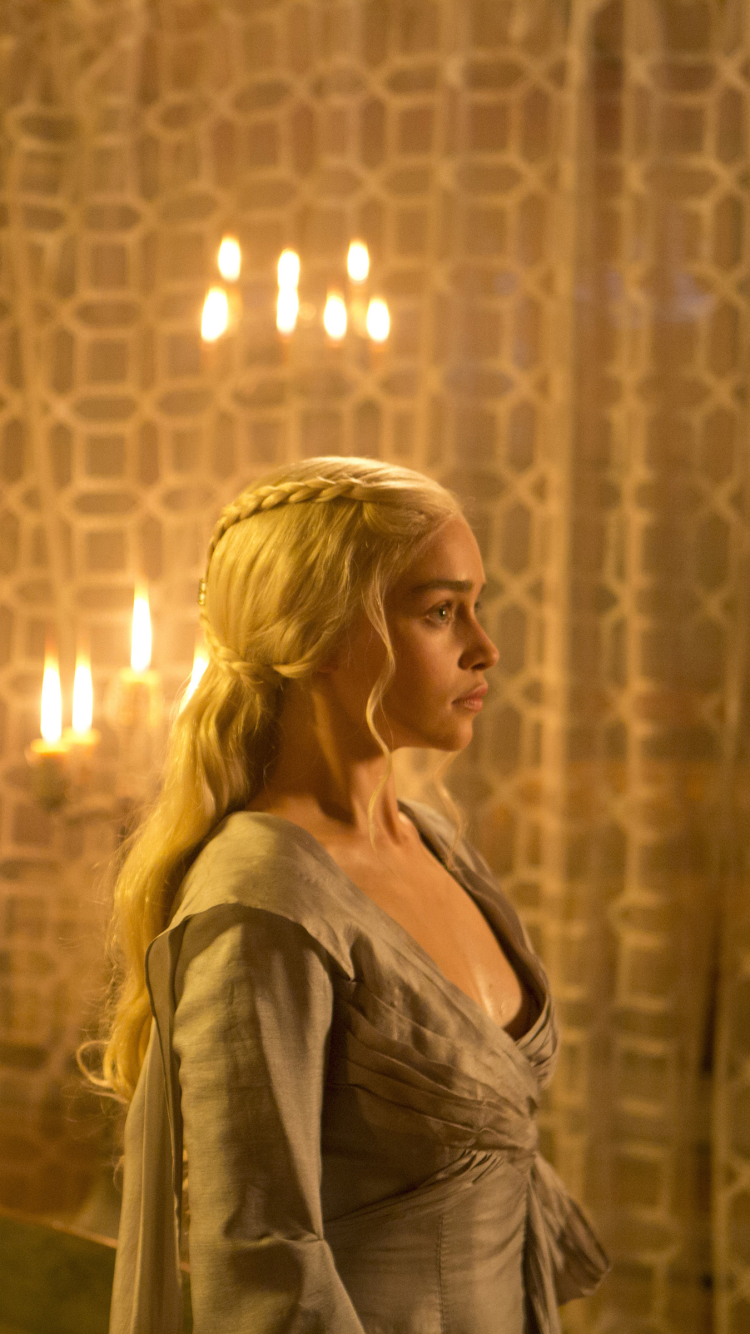 Download mobile wallpaper Game Of Thrones, Tv Show, Daenerys Targaryen, Emilia Clarke for free.