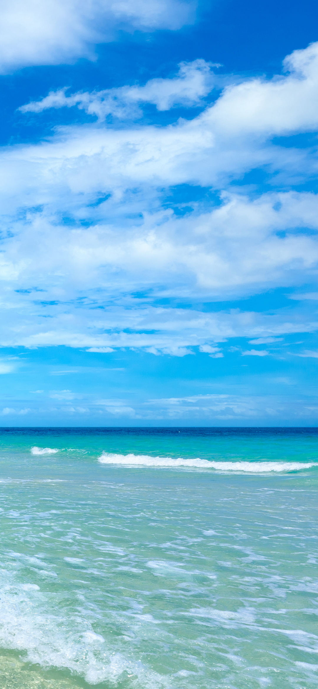 Download mobile wallpaper Sea, Beach, Horizon, Ocean, Earth for free.