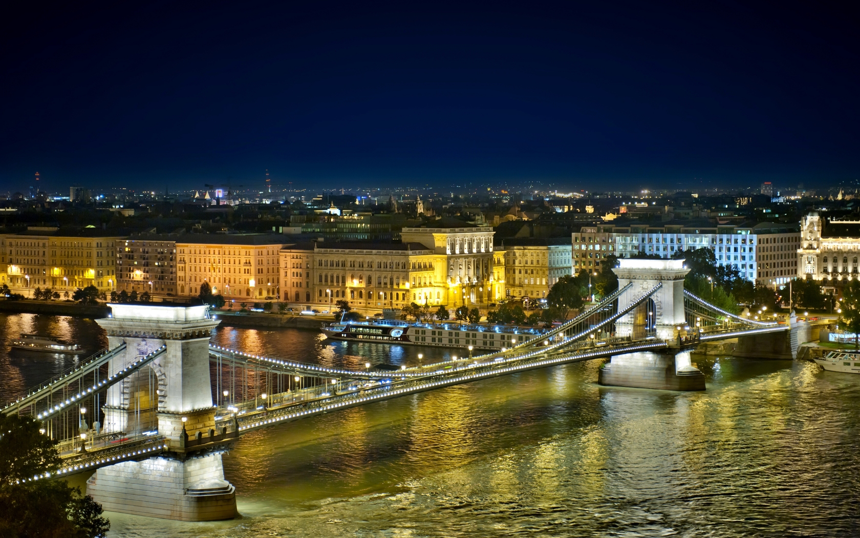 307942壁紙のダウンロードマンメイド, ブダペスト, 鎖橋, ハンガリー, 都市-スクリーンセーバーと写真を無料で