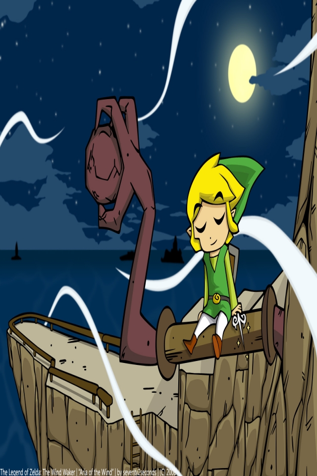 Handy-Wallpaper Verknüpfung, Computerspiele, Zelda, Die Legende Von Zelda: The Wind Waker kostenlos herunterladen.