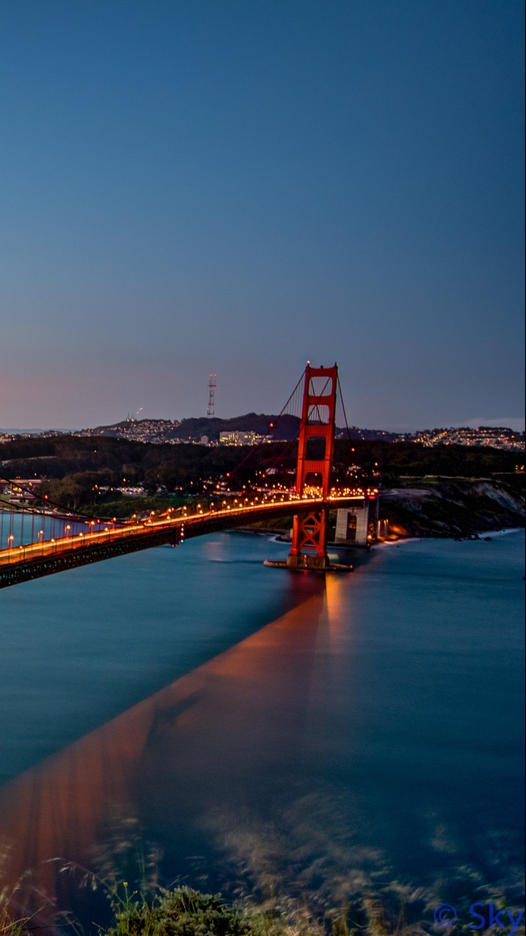 Download mobile wallpaper Bridges, Bridge, Golden Gate, Man Made, Seascape for free.