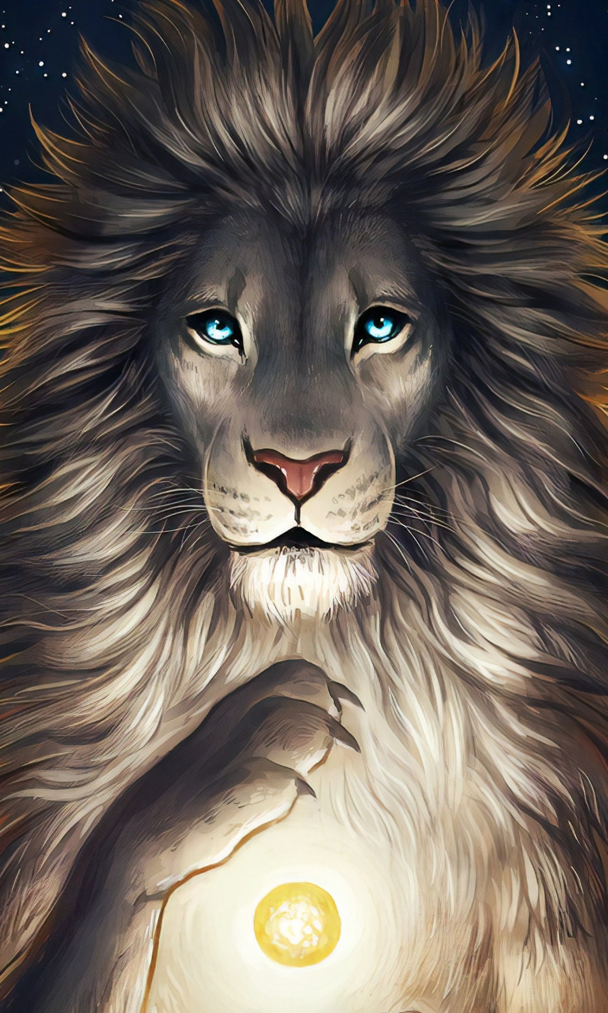 Download mobile wallpaper Fantasy, Lion, Fantasy Animals for free.