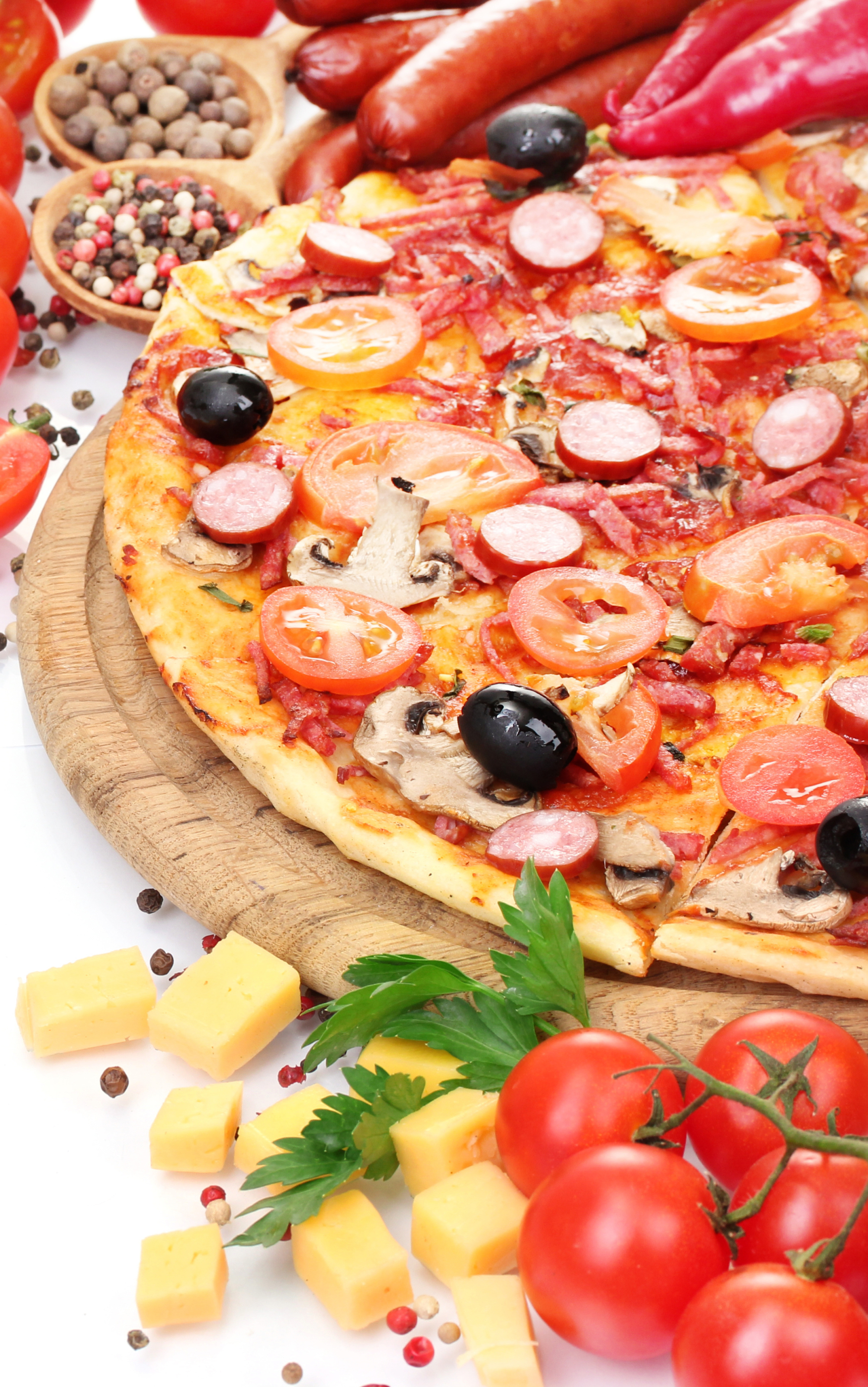 Download mobile wallpaper Food, Pizza for free.