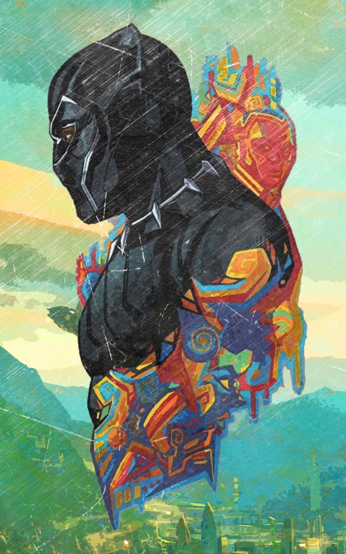 Handy-Wallpaper Filme, Schwarzer Panther (Marvel Comics), Black Panther kostenlos herunterladen.