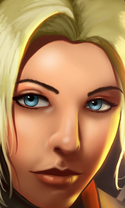 Download mobile wallpaper Overwatch, Video Game, Mercy (Overwatch) for free.