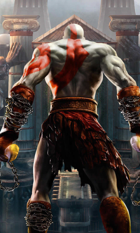 Handy-Wallpaper God Of War, Computerspiele, Kratos (Gott Des Krieges), God Of War Ii kostenlos herunterladen.