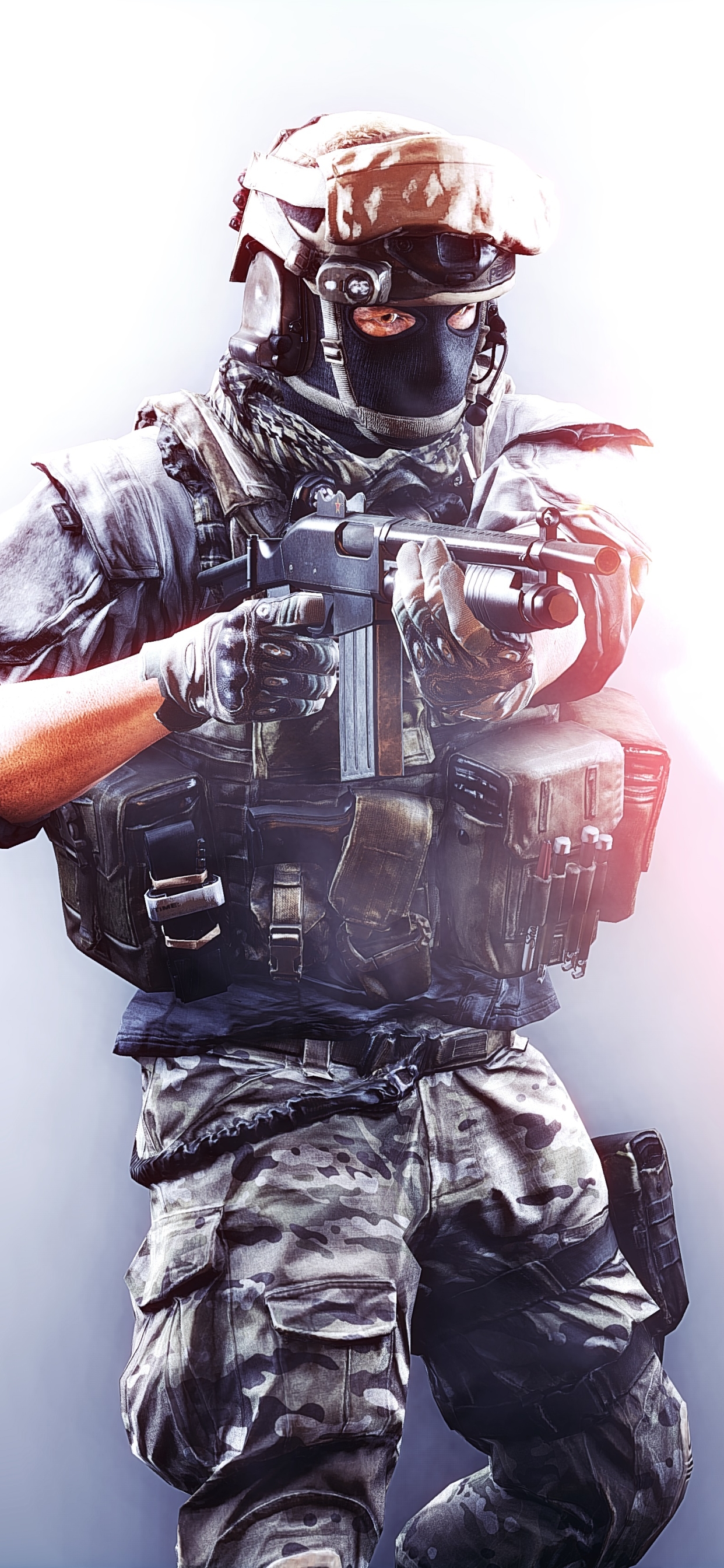 Handy-Wallpaper Waffe, Schlachtfeld, Soldat, Computerspiele, Battlefield 4 kostenlos herunterladen.