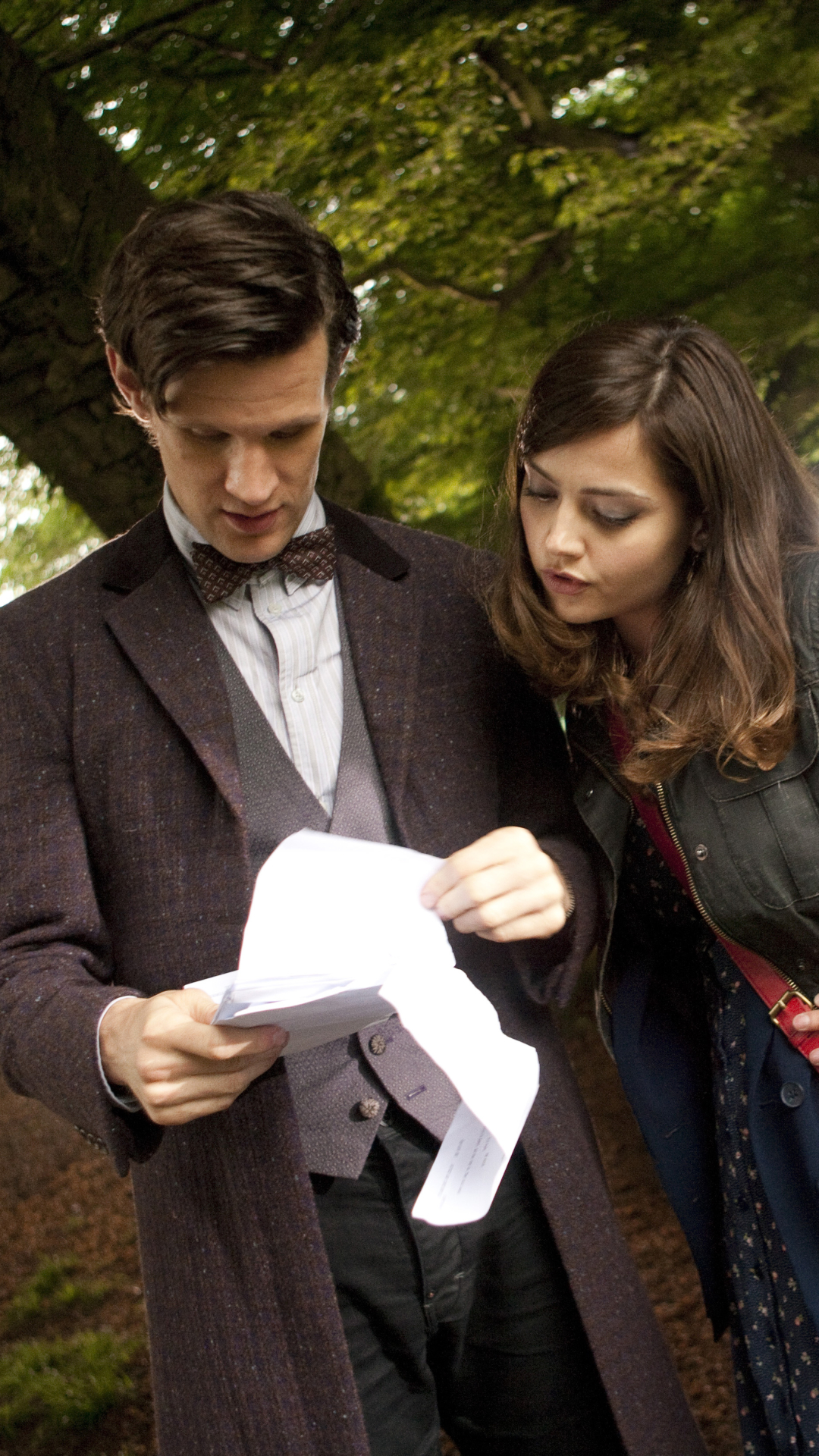Download mobile wallpaper Doctor Who, Tv Show, Matt Smith, Jenna Coleman for free.